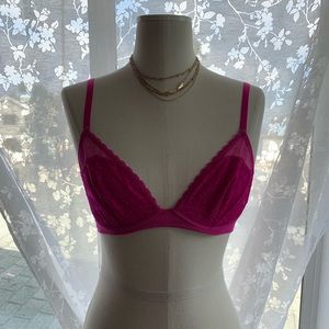 Free People Hot Pink Bralette